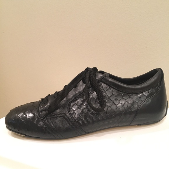 Discontinued Devi Kroell Italian python lamb leather sneakers 6 36 C - Picture 6 of 9